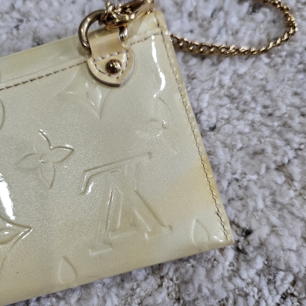 Louis Vuitton Yellow Vernis Pouch/ Wristlet - Picture 8 of 11
